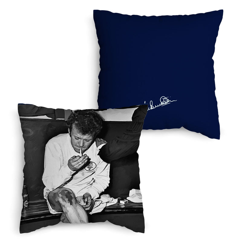 Lee Buccilli - Bremner Smoking - Cushion, Three Sizes collectible from https://britishmade.gifts/