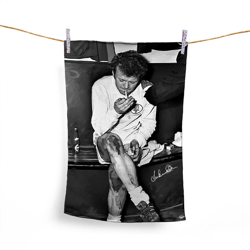 Lee Buccilli - Bremner Smoking - Microfibre Tea Towel collectible from https://britishmade.gifts/