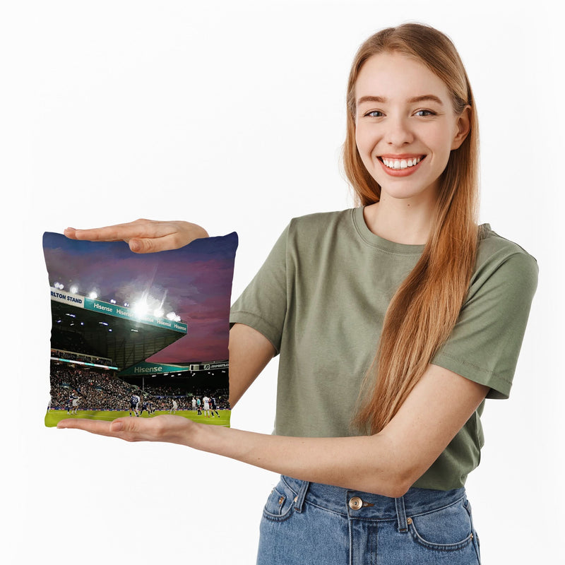 Lee Buccilli - Elland Road at Night - Cushion, Three Sizes, alternate view