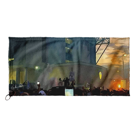 Lee Buccilli - Promotion Night - Golf Towel collectible from https://britishmade.gifts/