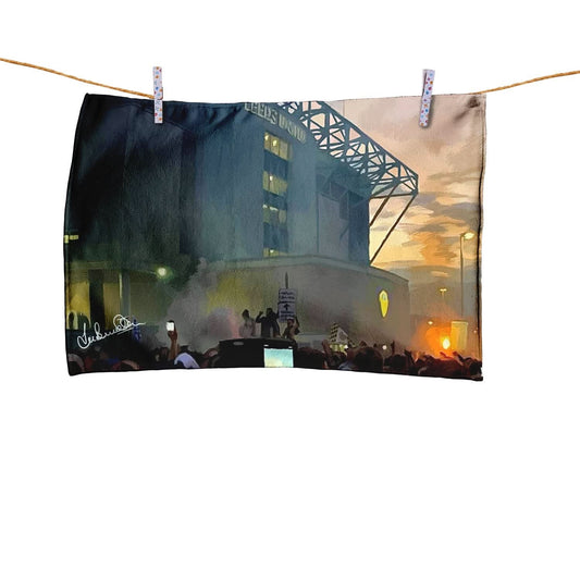 Lee Buccilli - Promotion Night - Microfibre Tea Towel collectible from https://britishmade.gifts/