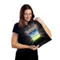 Lee Buccilli - Tunnel - Cushion, Three Sizes, rear view