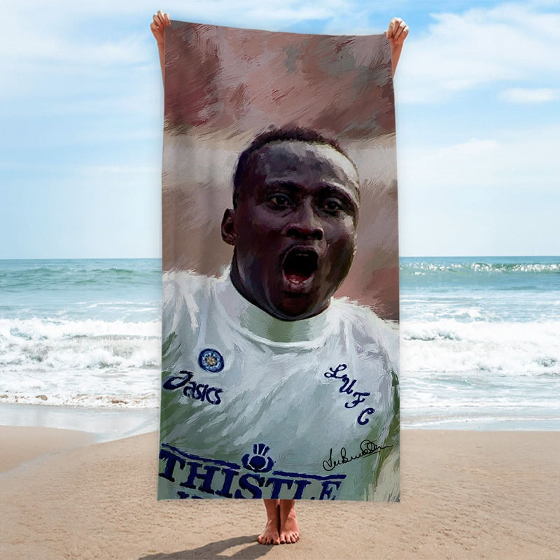 Lee Buccilli - Yeboah - Beach Towel - 150cm x 75cm collectible from https://britishmade.gifts/