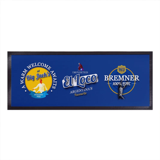 Leeds - Football Legends - Bar Runner collectible from https://britishmade.gifts/