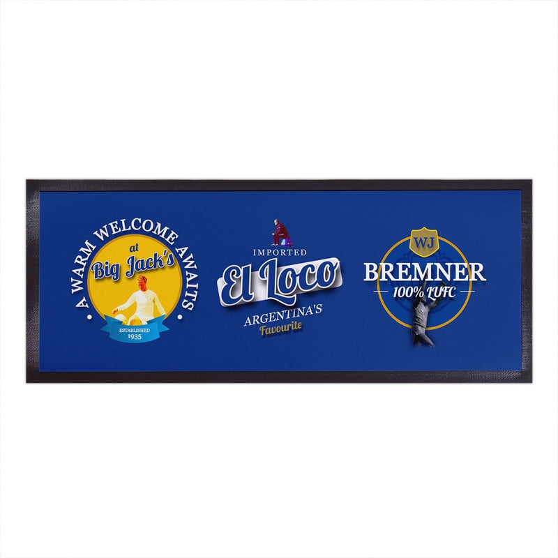 Leeds - Football Legends - Bar Runner collectible from https://britishmade.gifts/