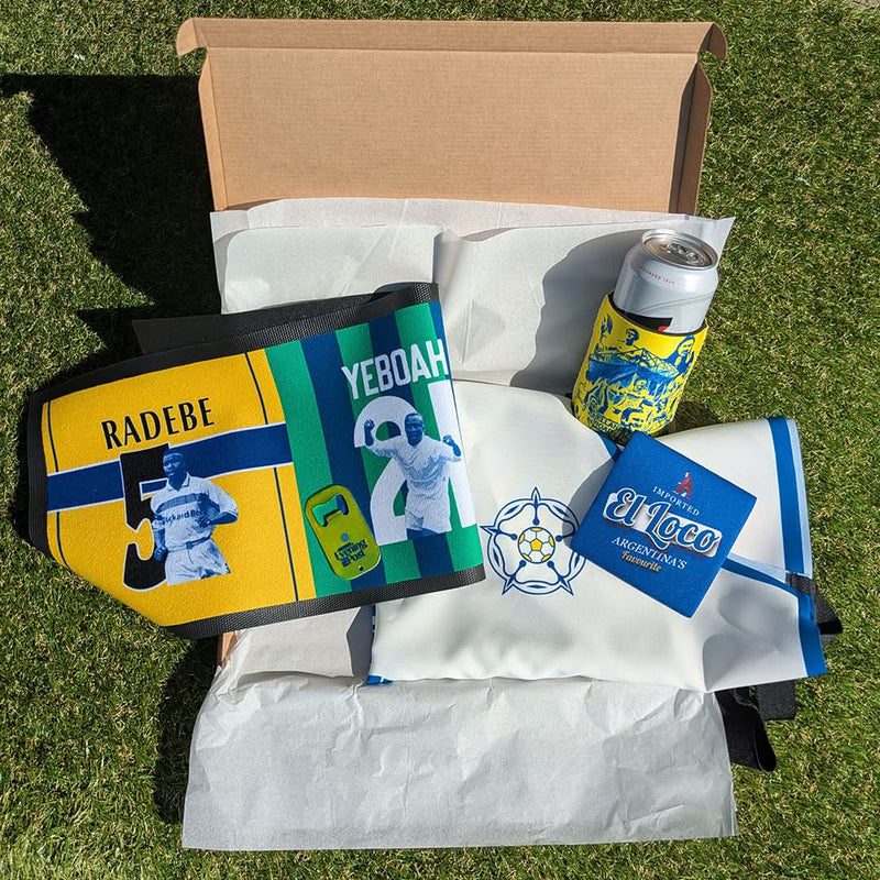 Leeds Football Mystery Gift Box | Retro Man Cave Set collectible from https://britishmade.gifts/