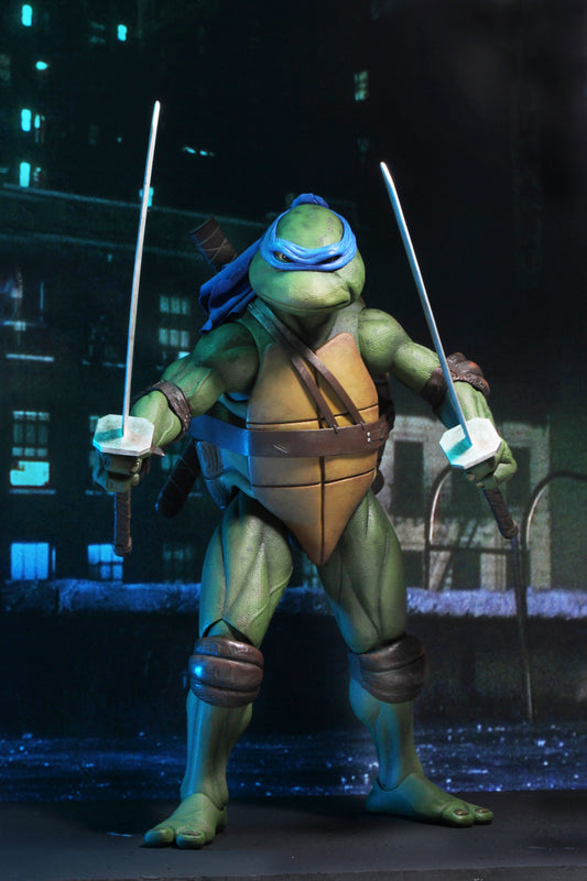 Teenage Mutant Ninja Turtles (1990 Movie) Leonardo 1/4 Scale Action Figure front view