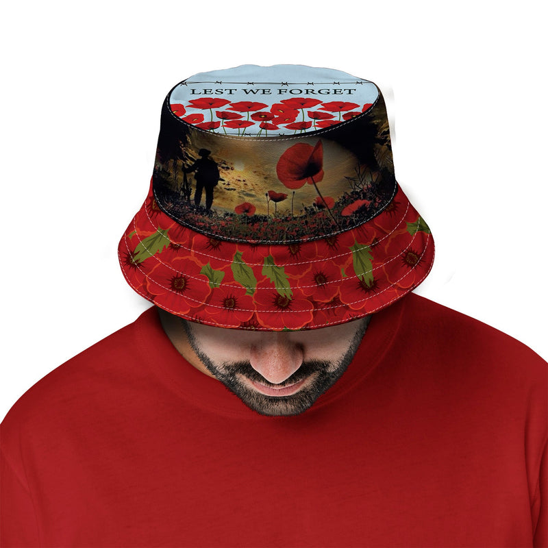 Lest We Forget Bucket Hat, alternate view