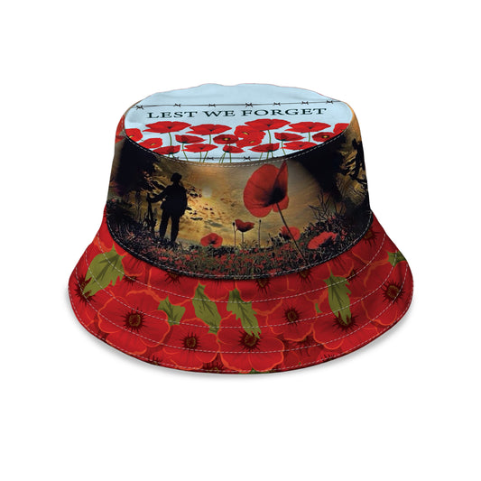 Lest We Forget Bucket Hat collectible from https://britishmade.gifts/