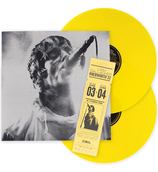 Liam Gallagher – Knebworth 22 (Limited Edition Double-LP on Yellow Vinyl) collectible from Coda Records