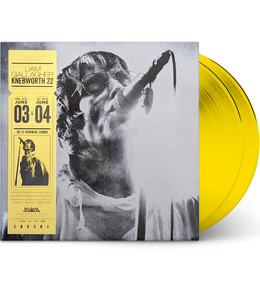 Liam Gallagher – Knebworth 22 (Limited Edition Double-LP on Yellow Vinyl), alternate view