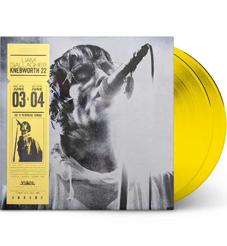 Liam Gallagher – Knebworth 22 (Limited Edition Double-LP on Yellow Vinyl), alternate view