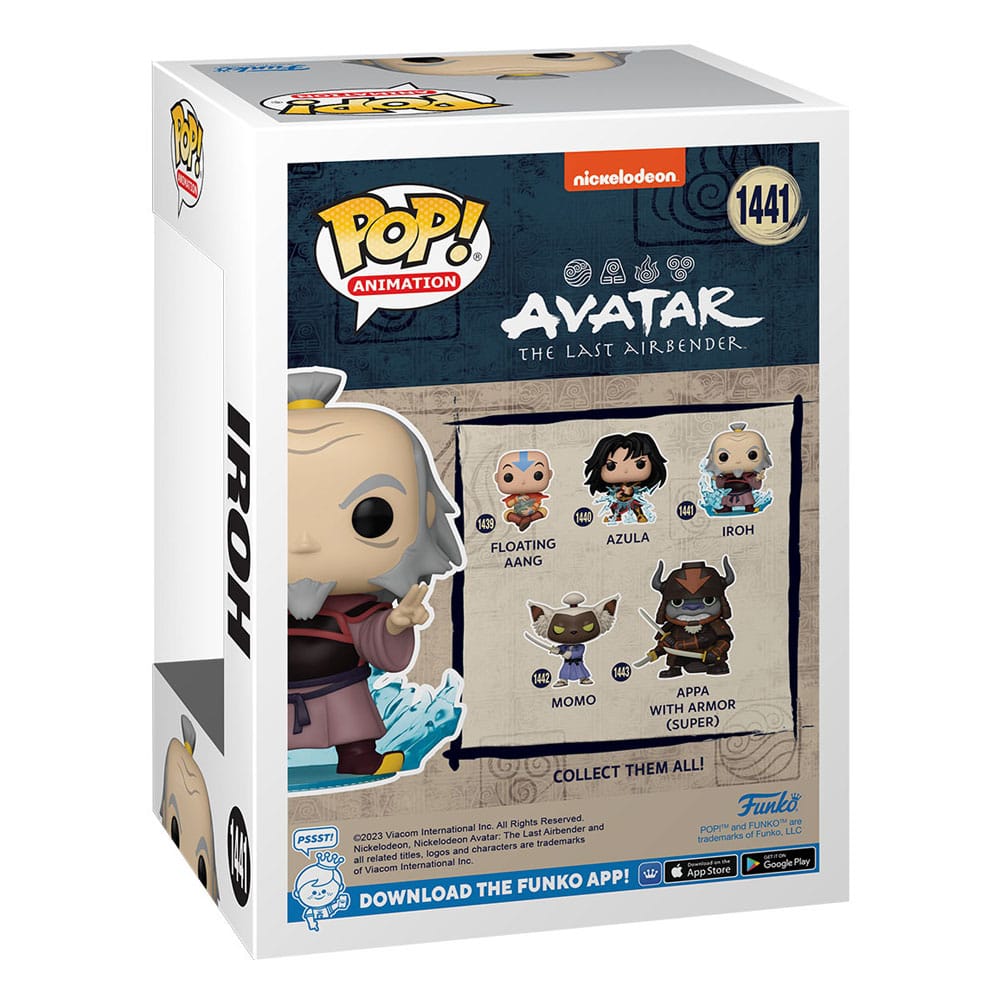 Avatar The Last Airbender POP! Animation Vinyl Figure Iroh w/ Lightning 9 cm - Infinity Collectables  - #tag1#