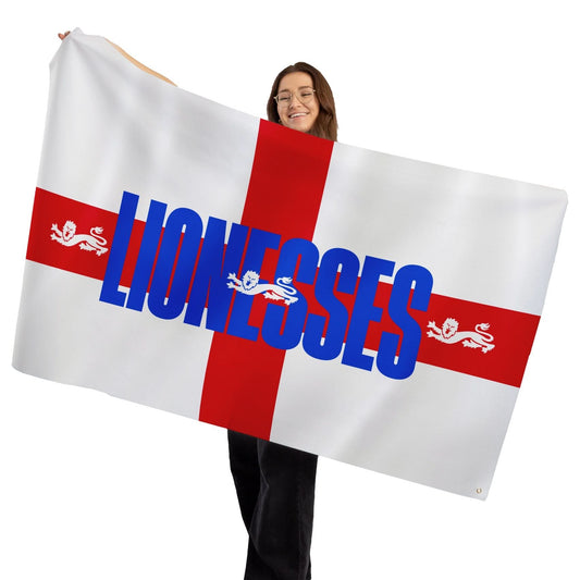 England Lionesses - St George's Flag - 3 Sizes!, alternate view