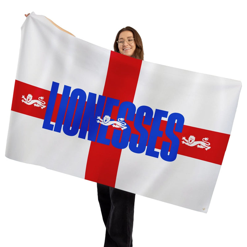 England Lionesses - St George's Flag - 3 Sizes!, alternate view