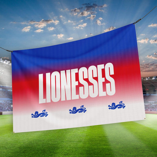 England Lionesses - Banner - 3 Sizes! collectible from https://britishmade.gifts/