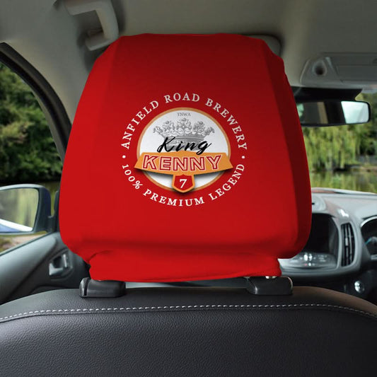 Liverpool Dalglish - Football Legends - Headrest Cover collectible from Liverpool FC https://britishmade.gifts/