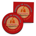 Liverpool Gerrard - Football Coaster - Square Or Circle collectible from Liverpool FC https://britishmade.gifts/