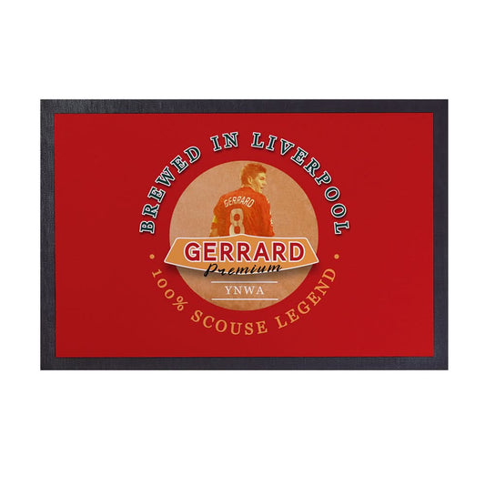 Liverpool Gerrard - Football Legends - Door Mat -60cm X 40cm collectible from Liverpool FC https://britishmade.gifts/