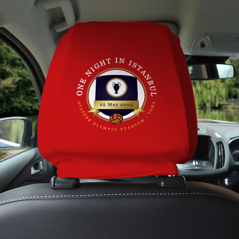 Liverpool Istanbul - Football Legends - Headrest Cover collectible from Liverpool FC https://britishmade.gifts/