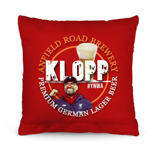 Liverpool Klopp - Football Legends - Cushion 10 collectible from Liverpool FC https://britishmade.gifts/