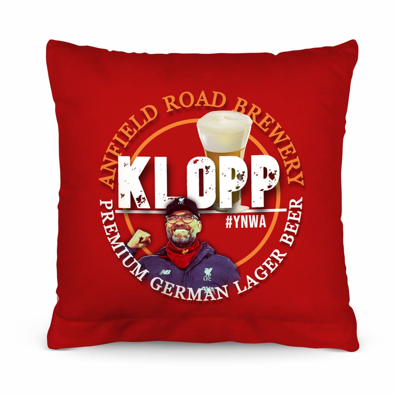 Liverpool Klopp - Football Legends - Cushion 10 collectible from Liverpool FC https://britishmade.gifts/