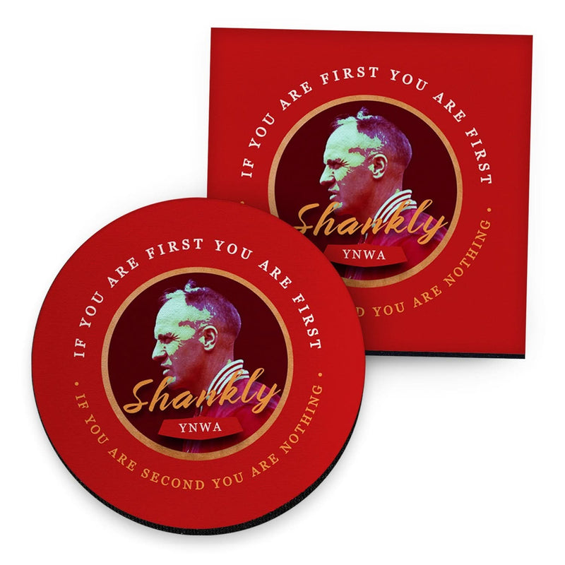 Liverpool Shankly - Football Coaster - Square Or Circle collectible from Liverpool FC https://britishmade.gifts/
