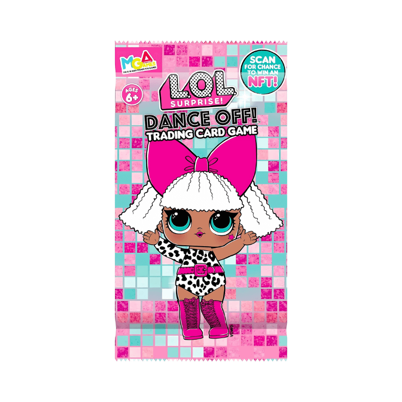 Lol Surprise Dance Off Trading Cards, side angle
