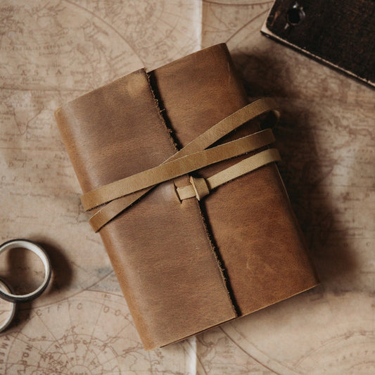 Light Oak Journals collectible from Lucas Ruth Leather Goods