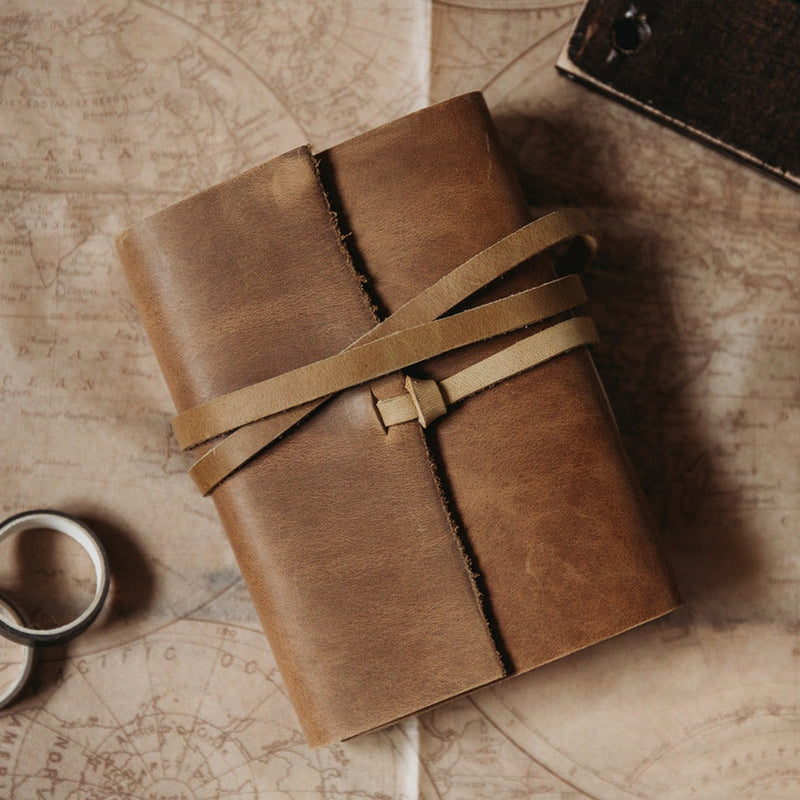 Light Oak Journals collectible from Lucas Ruth Leather Goods