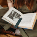 Botanical Leather Bookmarks, rear view
