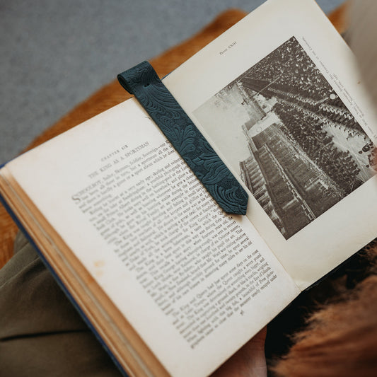 Botanical Leather Bookmarks collectible from Lucas Ruth Leather Goods