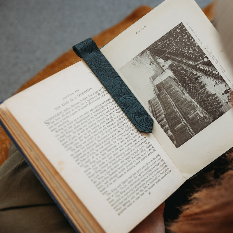 Botanical Leather Bookmarks collectible from Lucas Ruth Leather Goods