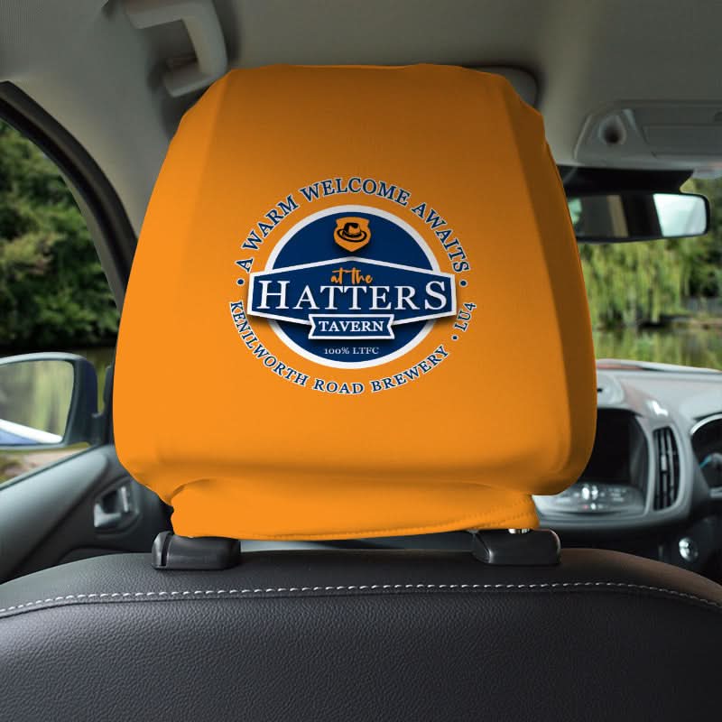 Luton Hatters - Football Legends - Headrest Cover collectible from https://britishmade.gifts/