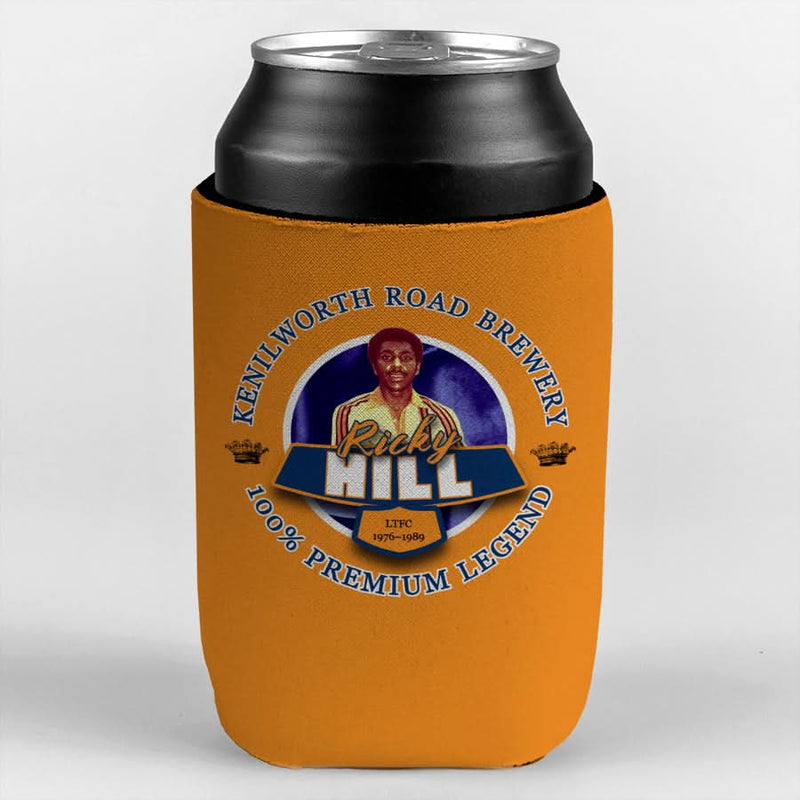 Luton Ricky Hill - Football Legends - Can Cooler collectible from https://britishmade.gifts/