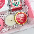 LUXURY CHRISTMAS DELIGHTS | FESTIVE GIFT BOX, side angle