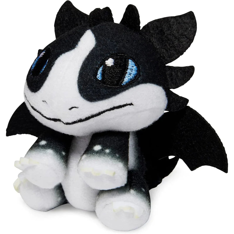 DreamWorks Dragons The Nine Realms Crystal 3-Inch Plush, close-up detail