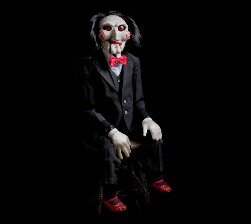Saw Billy the Puppet Prop Replica front view