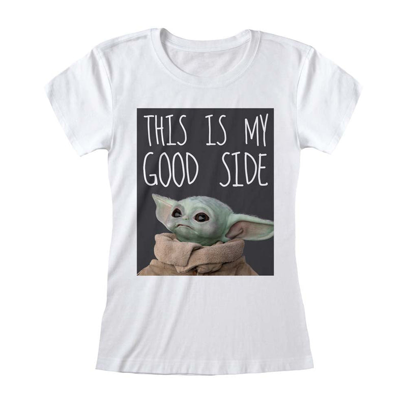 Star Wars The Mandalorian Good Side Women's T-Shirt collectible from Heroes Inc Dropship