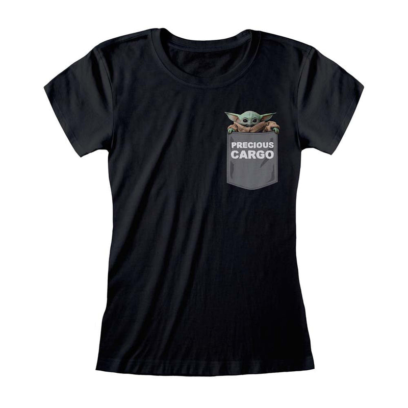 Star Wars The Mandalorian Precious Cargo Pocket Women's T-Shirt collectible from Heroes Inc Dropship