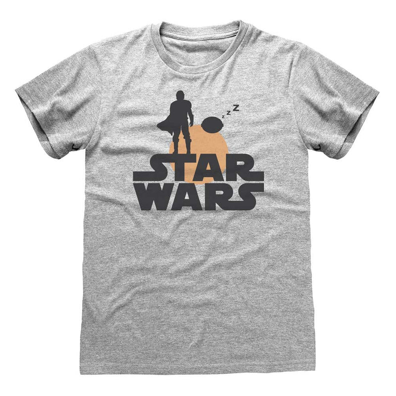 Star Wars The Mandalorian Silhouette T-Shirt collectible from Heroes Inc Dropship