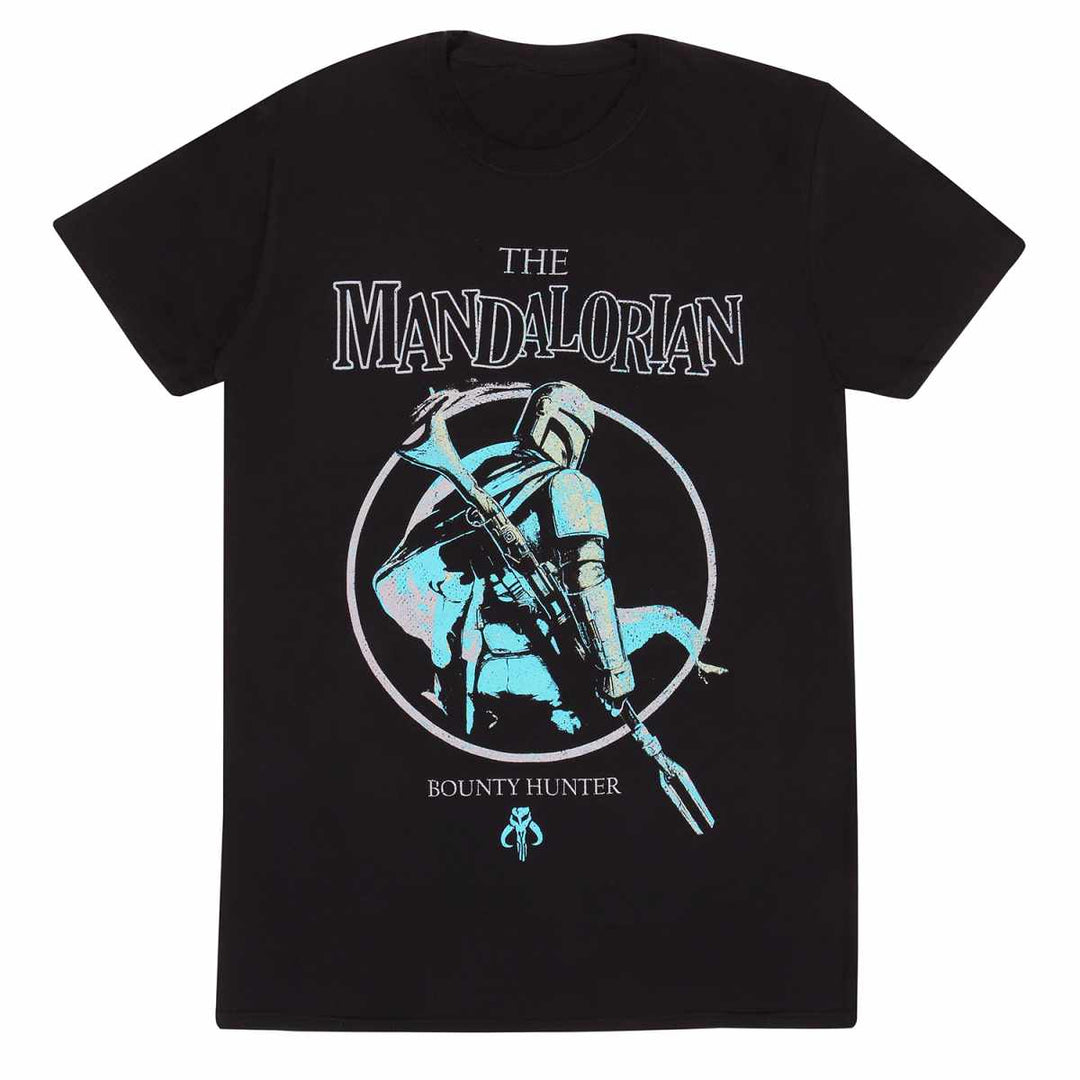 Star Wars The Mandalorian Grunge Poster T-Shirt