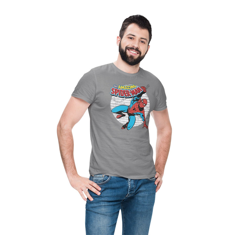 Marvel Comics Spider-Man Spidey Spotlight T-Shirt collectible from Heroes Inc Dropship