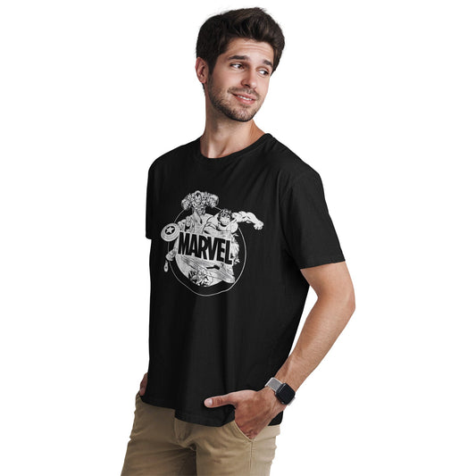 Marvel Comics Avengers Characters T-Shirt collectible from Heroes Inc Dropship