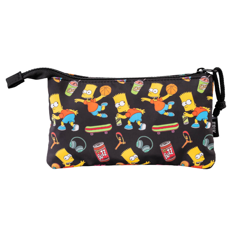 The Simpsons Bart Simpson Triple Pencil Case