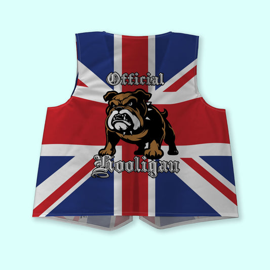 British Bulldog - Novelty Costume Fancy Dress Waistcoat ( 4 sizes available ) collectible from https://britishmade.gifts/