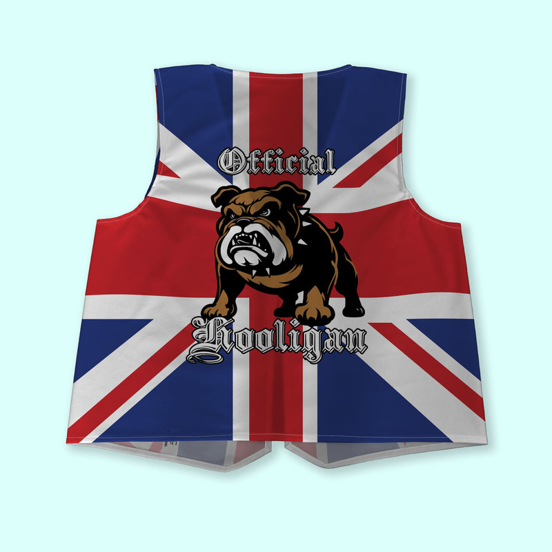 British Bulldog - Novelty Costume Fancy Dress Waistcoat ( 4 sizes available ) collectible from https://britishmade.gifts/