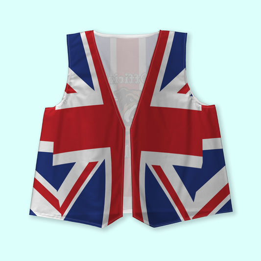 British Bulldog - Novelty Costume Fancy Dress Waistcoat ( 4 sizes available ), alternate view