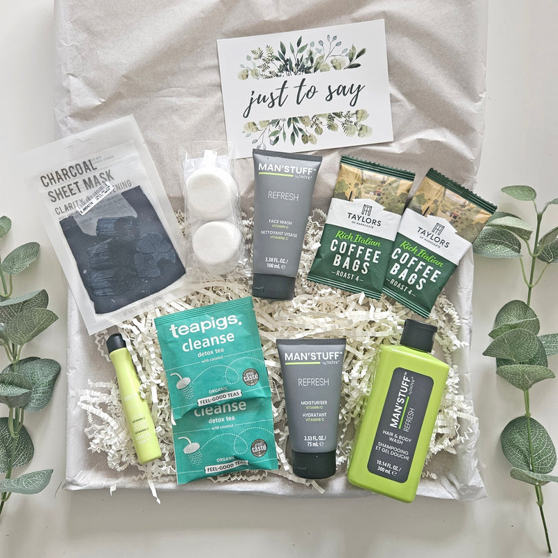 MENS PAMPER HAMPER | HAMPERS FOR MEN collectible from MySelfLoveBox