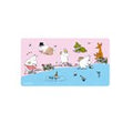 Moomin Vegan Leather Mouse Pad